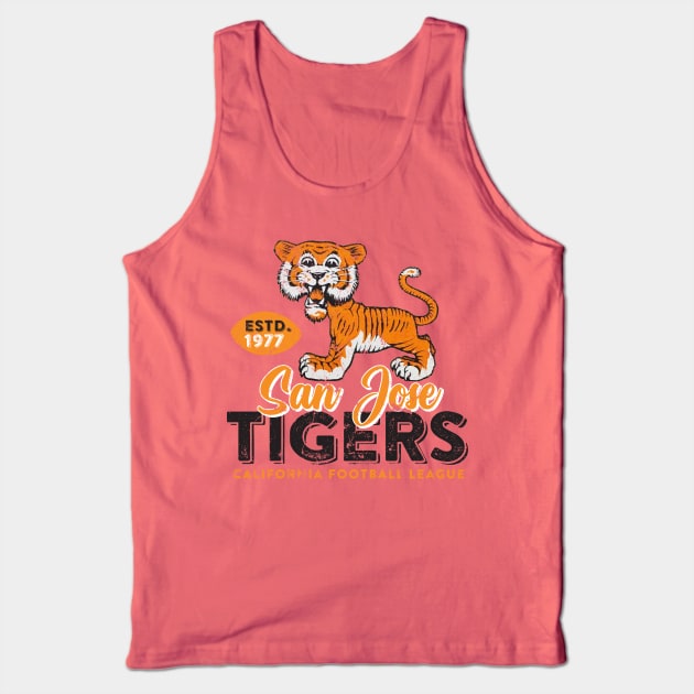 San Jose Tigers Tank Top by MindsparkCreative